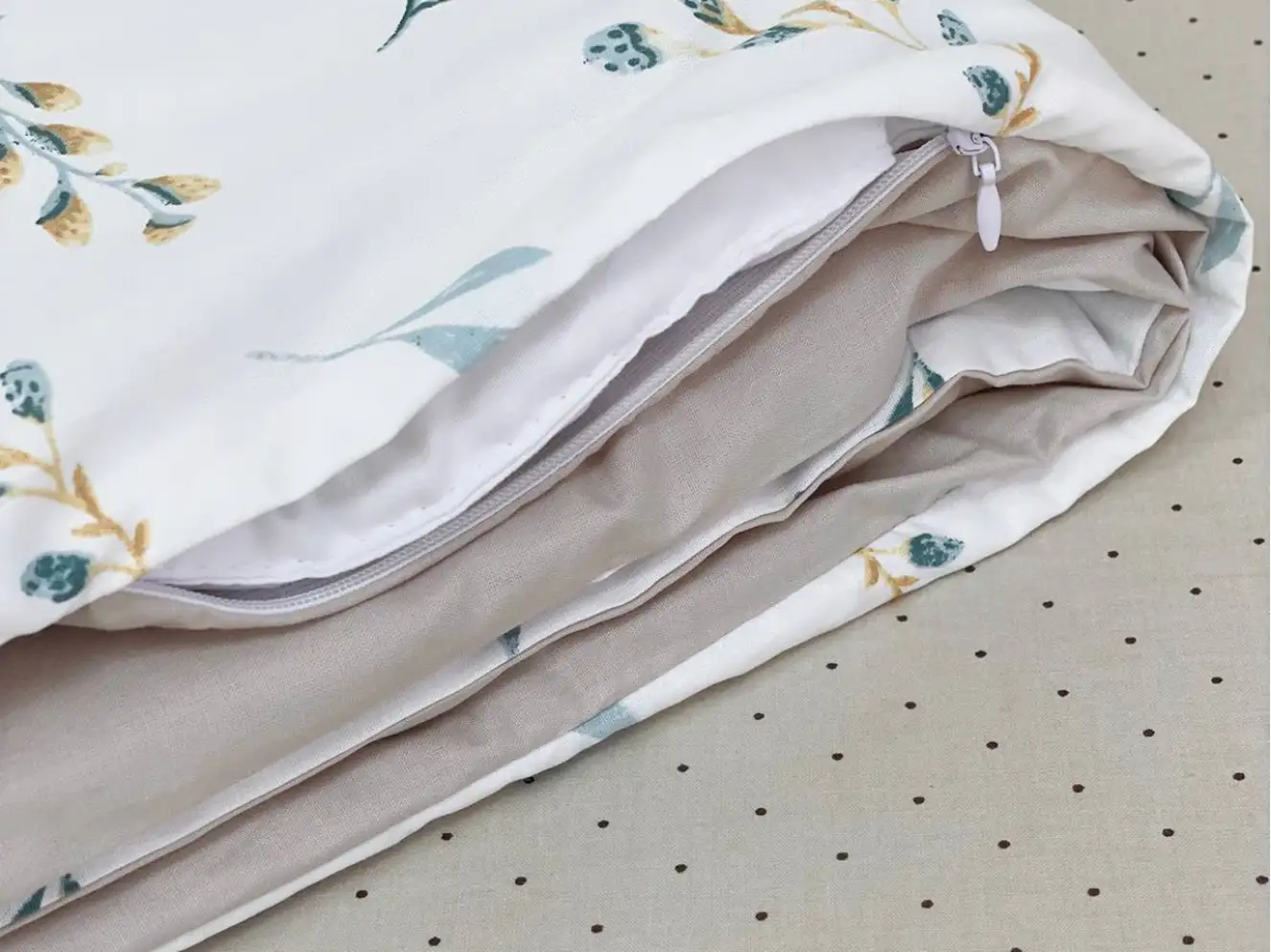 Комплект постельного белья Baby Dream Веточки котики мята