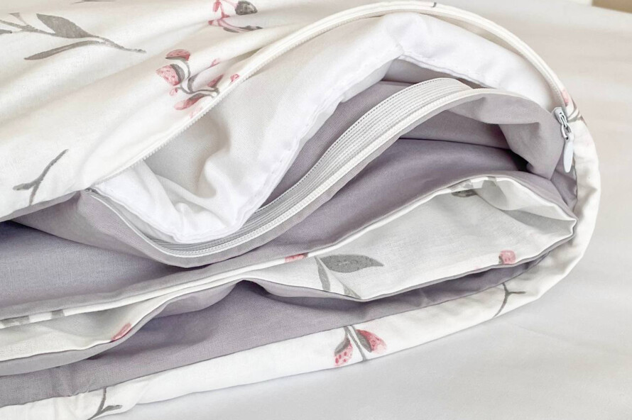 Комплект постільної білизни Baby Dream Гілочки котики пудра