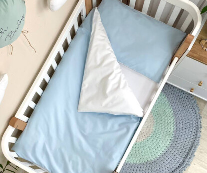 Комплект постельного белья Универсальная голубой