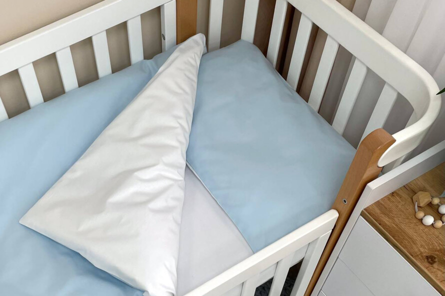 Комплект постельного белья Универсальная голубой