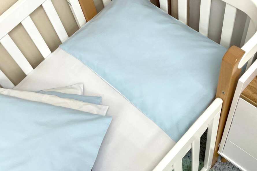 Комплект постельного белья Универсальная голубой