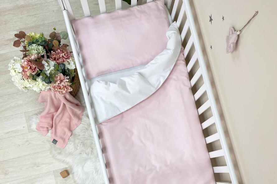 Комплект постельного белья Универсальная розовый