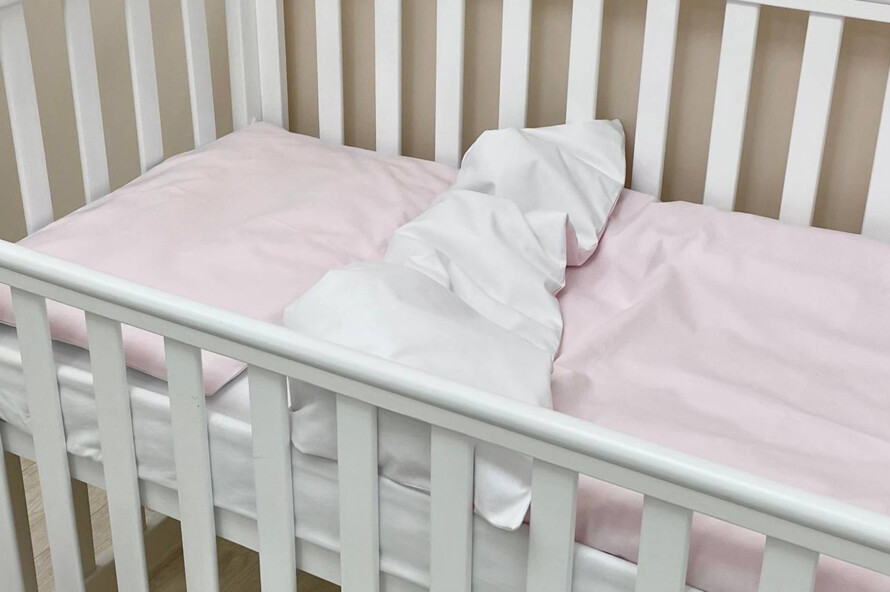 Комплект постельного белья Универсальная розовый