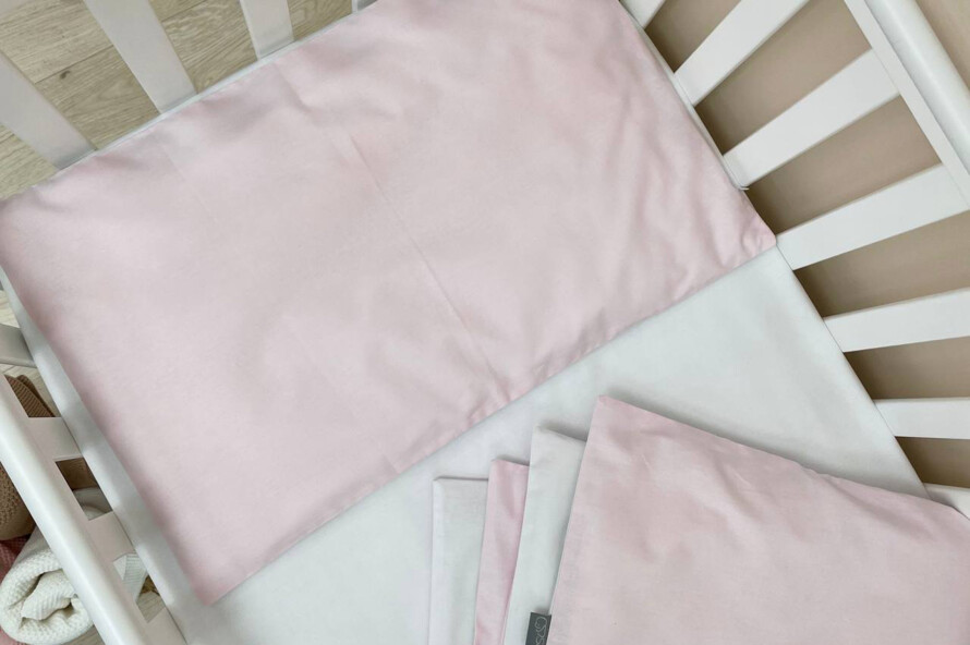 Комплект постельного белья Универсальная розовый