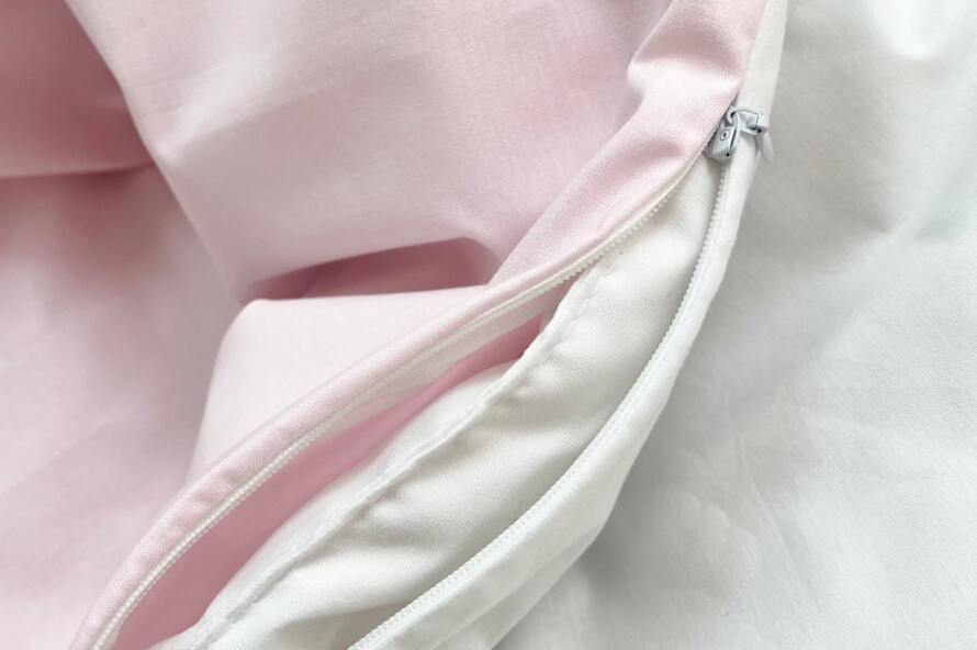 Комплект постельного белья Универсальная розовый