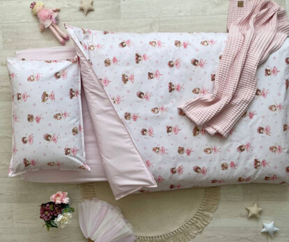 Комплект постельного белья Танцовщицы на розовом