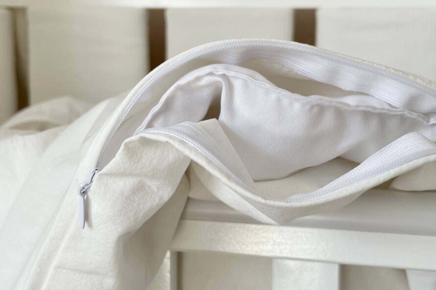 Комплект постільної білизни Мозаїка Velvet молочний