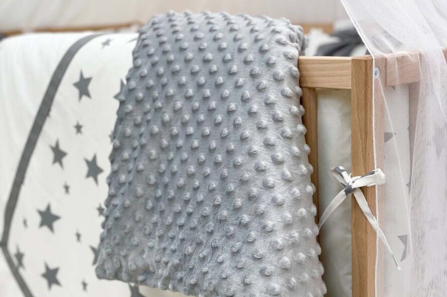 Комплект постельного белья Коллекция №4 Звезды серый