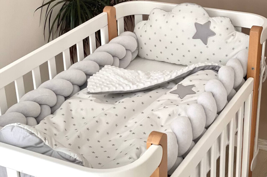 Комплект постільної білизни Колекція №7 Хмаринки сірі