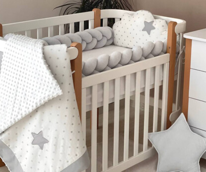 Комплект постільної білизни Колекція №7 Хмаринки сірі