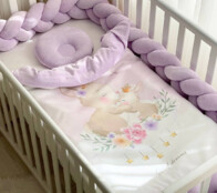 Комплект постельного белья Колекція №8 Sweet Dream Зайчик с мамой