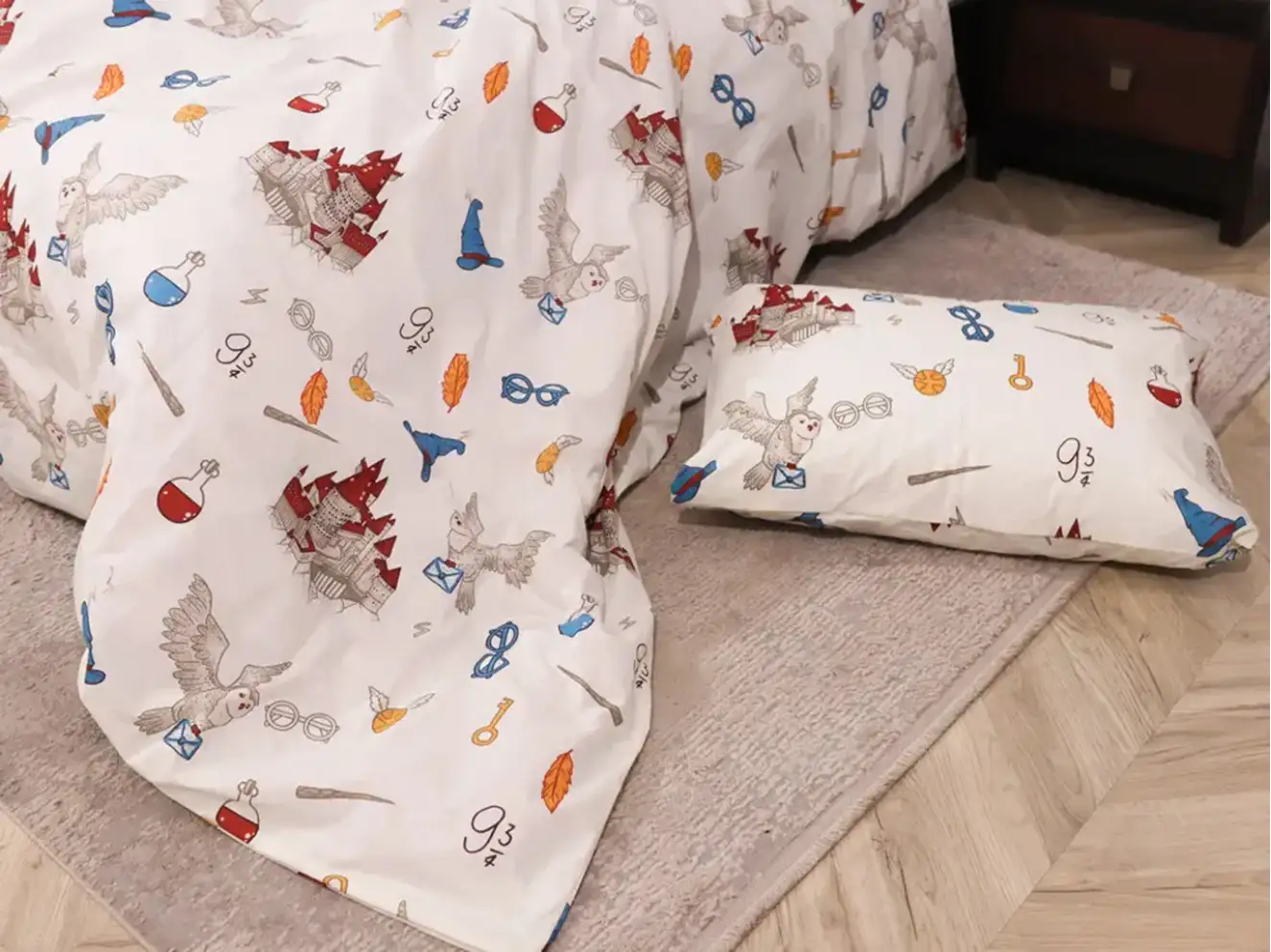 Полуторный набор постельного белья Гарри Поттер 150x220 из Бязи Gold Полуторный набор постельного белья Гарри Поттер 150x220 из Бязи Gold