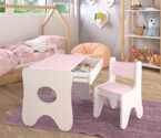 Комплект детский столик и стульчик