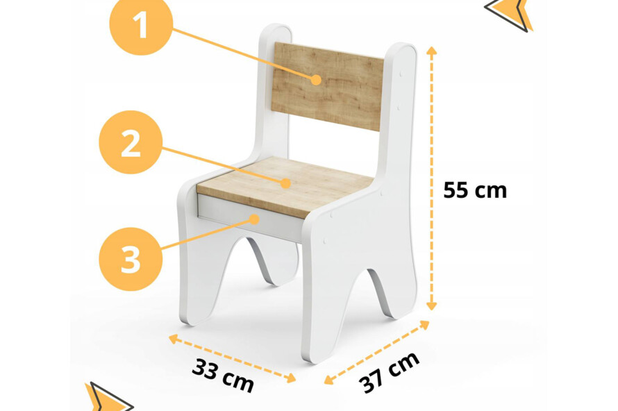 Комплект детский столик и стульчик