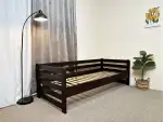 Дитяче ліжко з дерева Кевін (темний горіх)