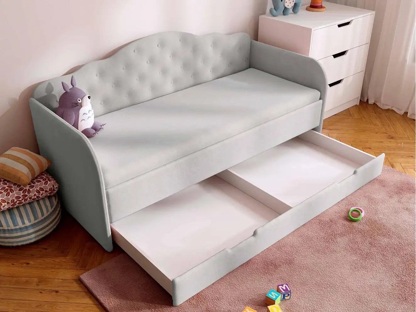 Ліжко з м`якою спинкою Меліса / Melisa Ліжко з м`якою спинкою Меліса / Melisa