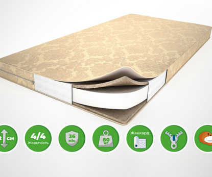 Матрас Comfort AeroCoconut 120мм беспружинный (Комфорт Аеро Кокос 120мм)