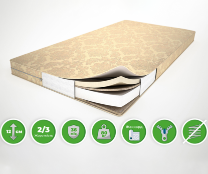 Матрас Comfort AeroMemory 120мм беспружинный (Комфорт Аеро Мемори 120мм)