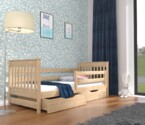 Дитяче ліжко з дерева Адель (бук) Натуральний