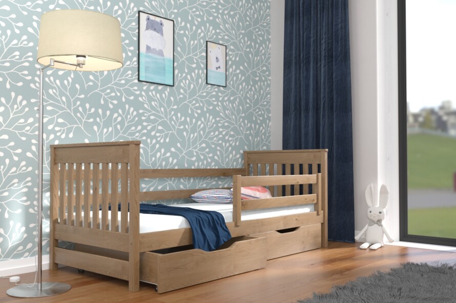 Кровать детская Адель (бук) Цвет Тонированный