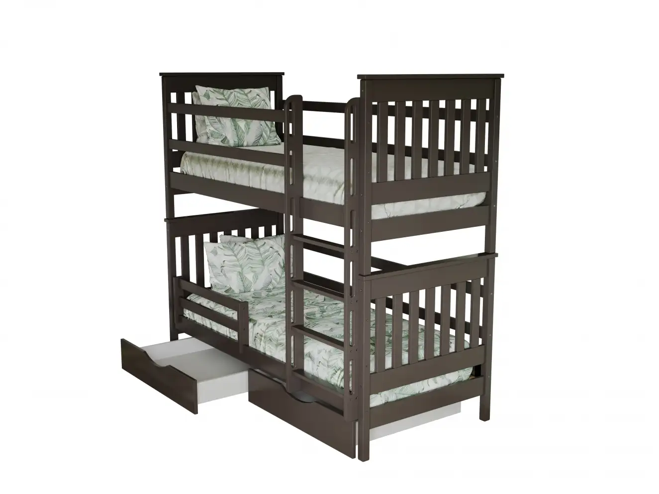 Дитяче двоярусне ліжко Адель ДУО (бук) Тоноване