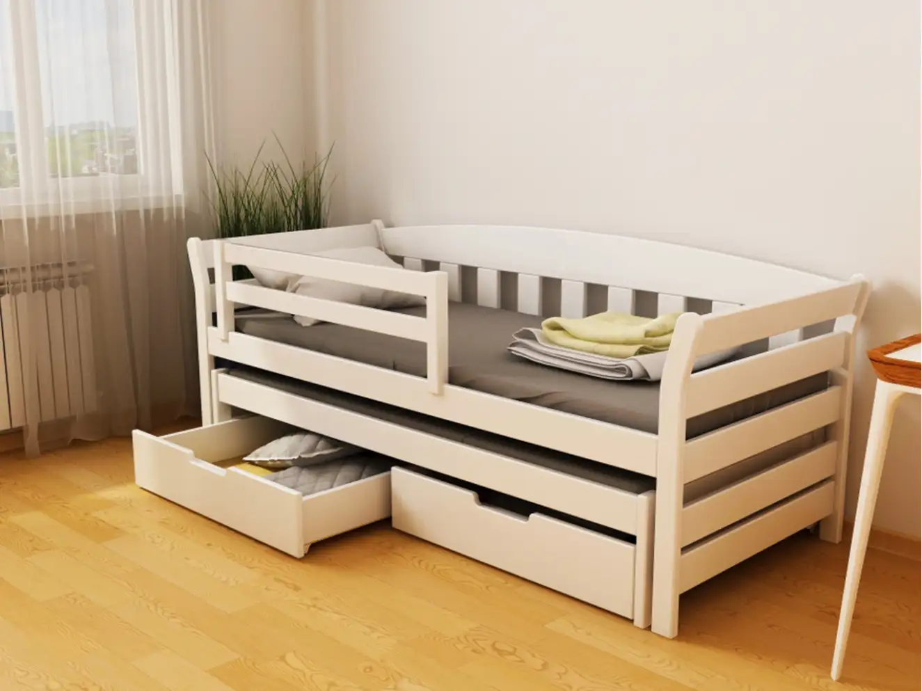 Двоярусне ліжко трансформер Тедді ДУО (бук) Колір RAL