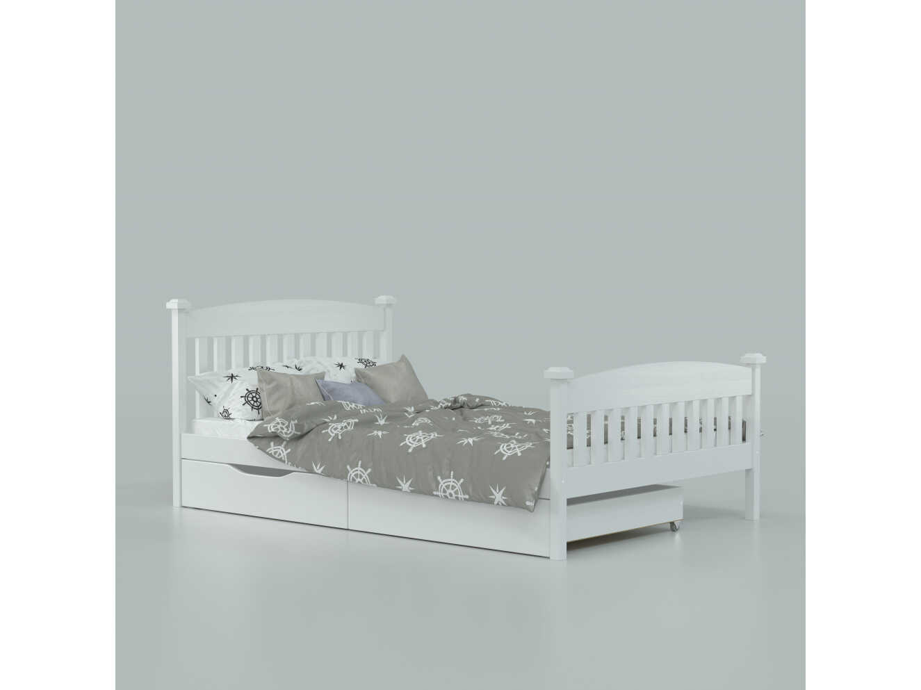 Ліжко Фібі (масив бука) Колір RAL (білий, сірий тощо)