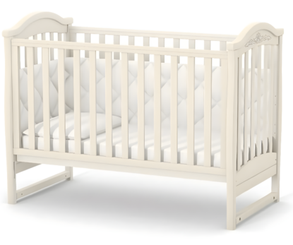 Дитяче ліжечко Верес Лд3 без ящика (Слонова Кость)