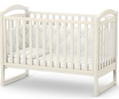 Дитяче ліжечко Верес Лд6 без ящика (Слонова Кость)