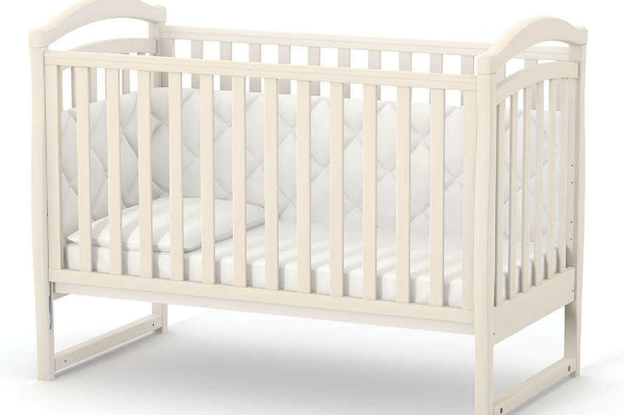 Дитяче ліжечко Верес Лд6 без ящика (Слонова Кость)