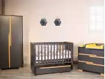 Дитяче ліжечко Верес Сіетл (темно-сірий)
