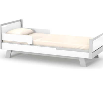 Ліжко підліткове Верес Манхеттен (Біло-Сірий) 190*80