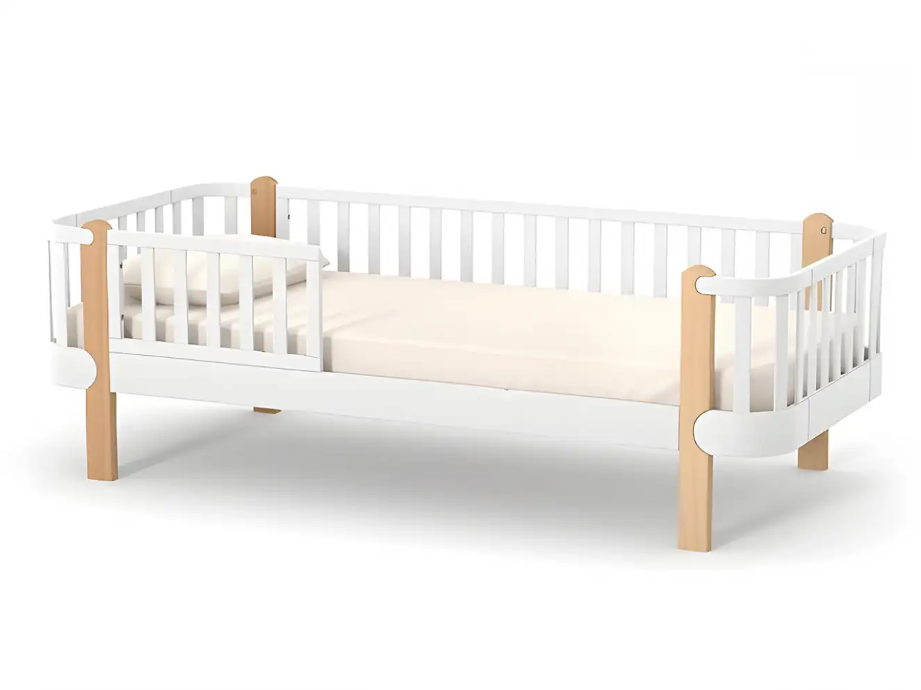 Ліжко підліткове Верес Монако (Біло-Буковий) 190*80