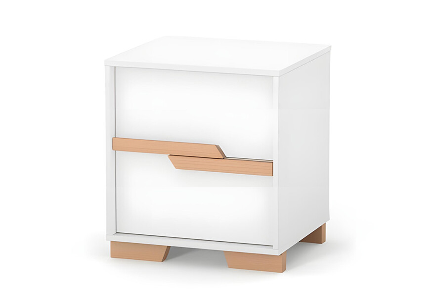 Тумбочка Верес Сиэтл (бело-буковый)