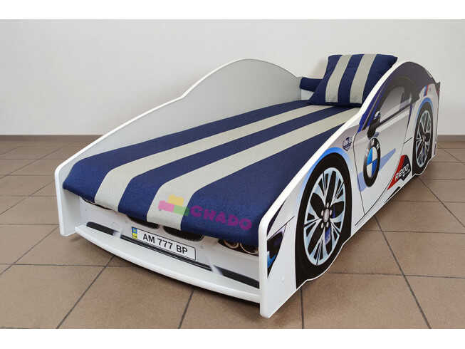 Ліжко машина Еліт БМВ / ELIT BMW Колір Білий