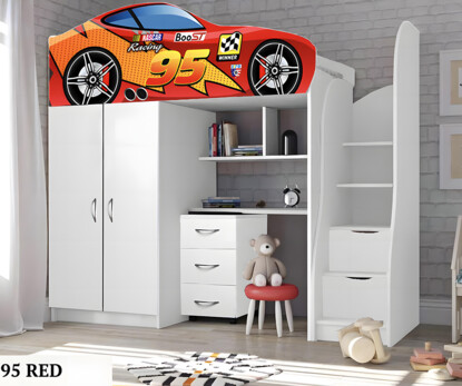 Кровать Чердак машина МакКвин / McQUEEN