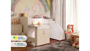 Ліжко Комод BED-ROOM №5 Колір Сакура