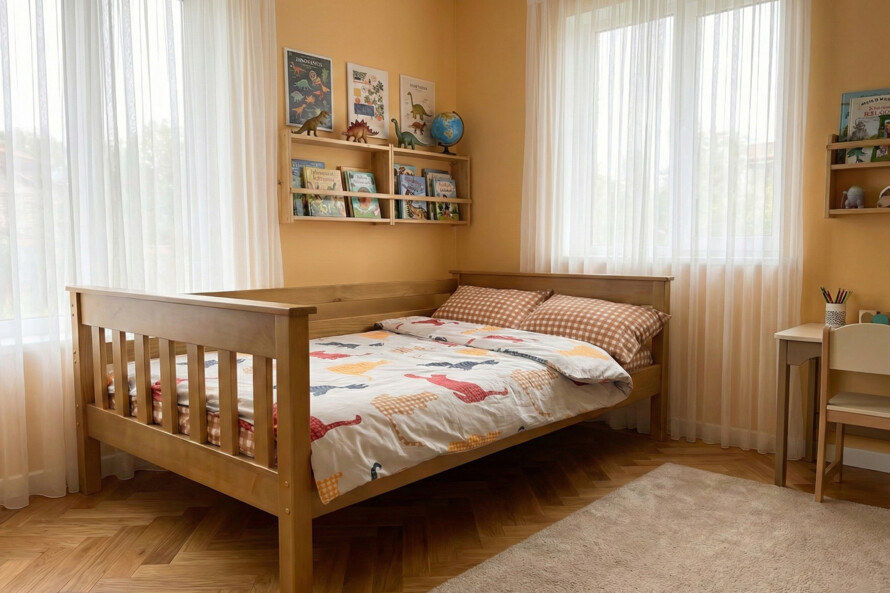 Ліжко Скандинавія Літл Колір Тонований