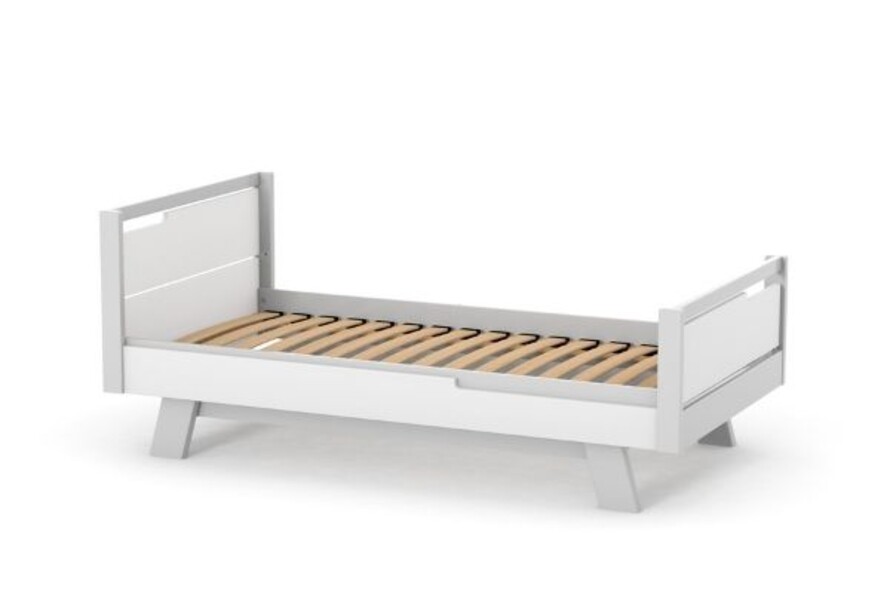 Кровать подростковая Верес Манхэттен (Бело-Серый) 160*80