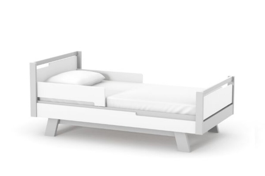 Кровать подростковая Верес Манхэттен (Бело-Серый) 160*80