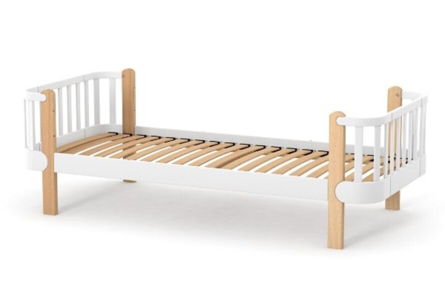 Кровать подростковая Верес Монако (Бело-Буковый) 190*80