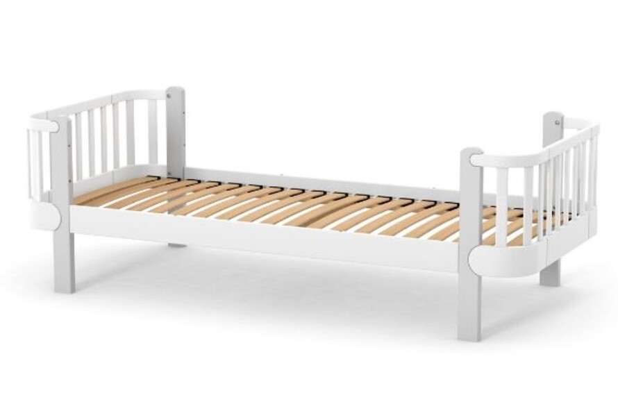 Кровать подростковая Верес Монако (Бело-Серый) 190*80