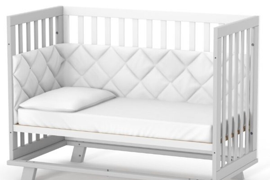 Дитяче ліжечко Верес Манхеттен (Біло-Буковий)