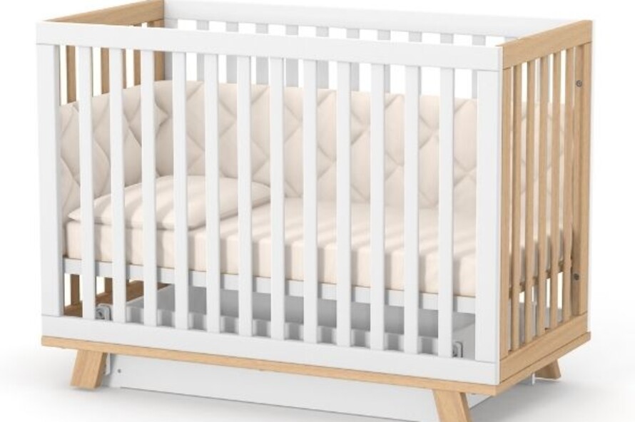 Дитяче ліжечко Верес Манхеттен (Біло-Буковий)