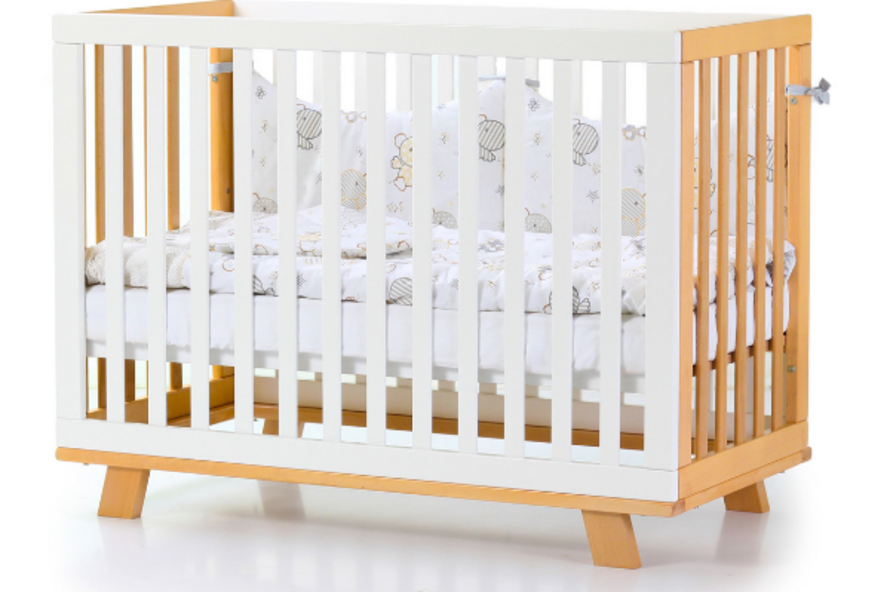 Дитяче ліжечко Верес Манхеттен (Біло-Буковий)