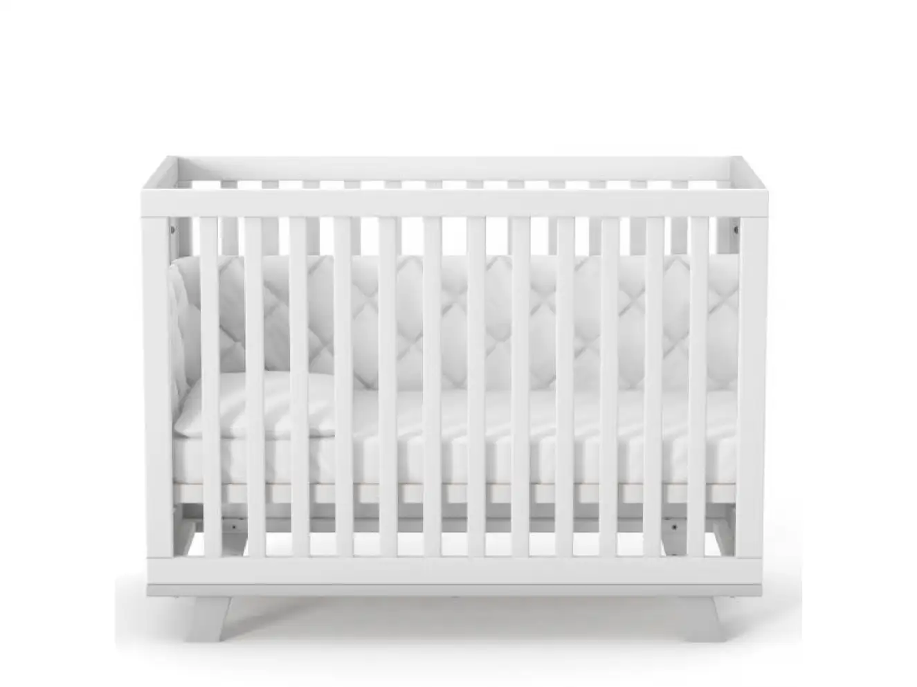 Дитяче ліжечко Верес Манхеттен (Біло-Сірий)