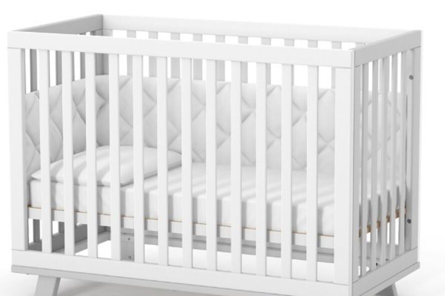 Дитяче ліжечко Верес Манхеттен (Біло-Сірий)