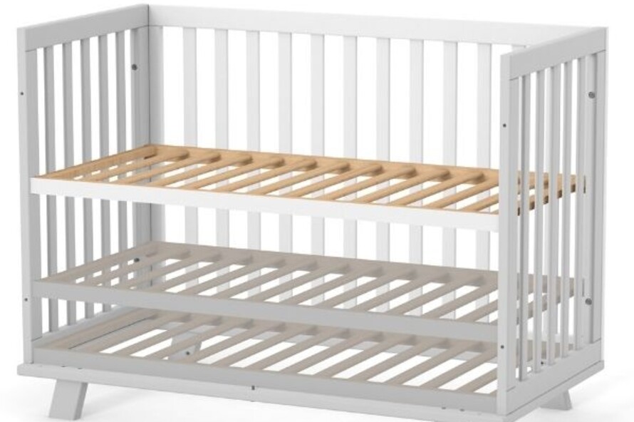 Дитяче ліжечко Верес Манхеттен (Біло-Сірий)