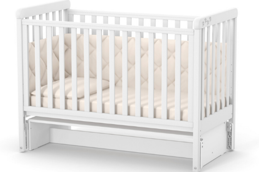 Дитяче ліжечко Верес Лд12 без ящика (Білий)