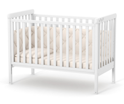 Дитяче ліжечко Верес Лд12 без ящика (Білий)